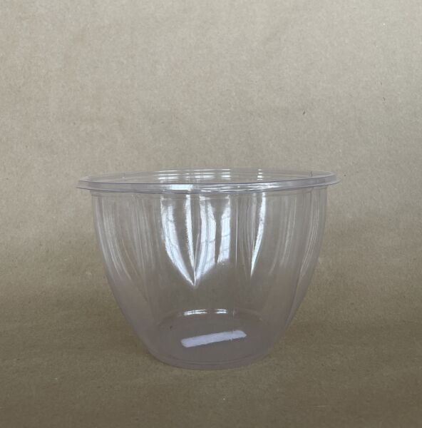 48oz. PLA Floral Salad Bowl BPI